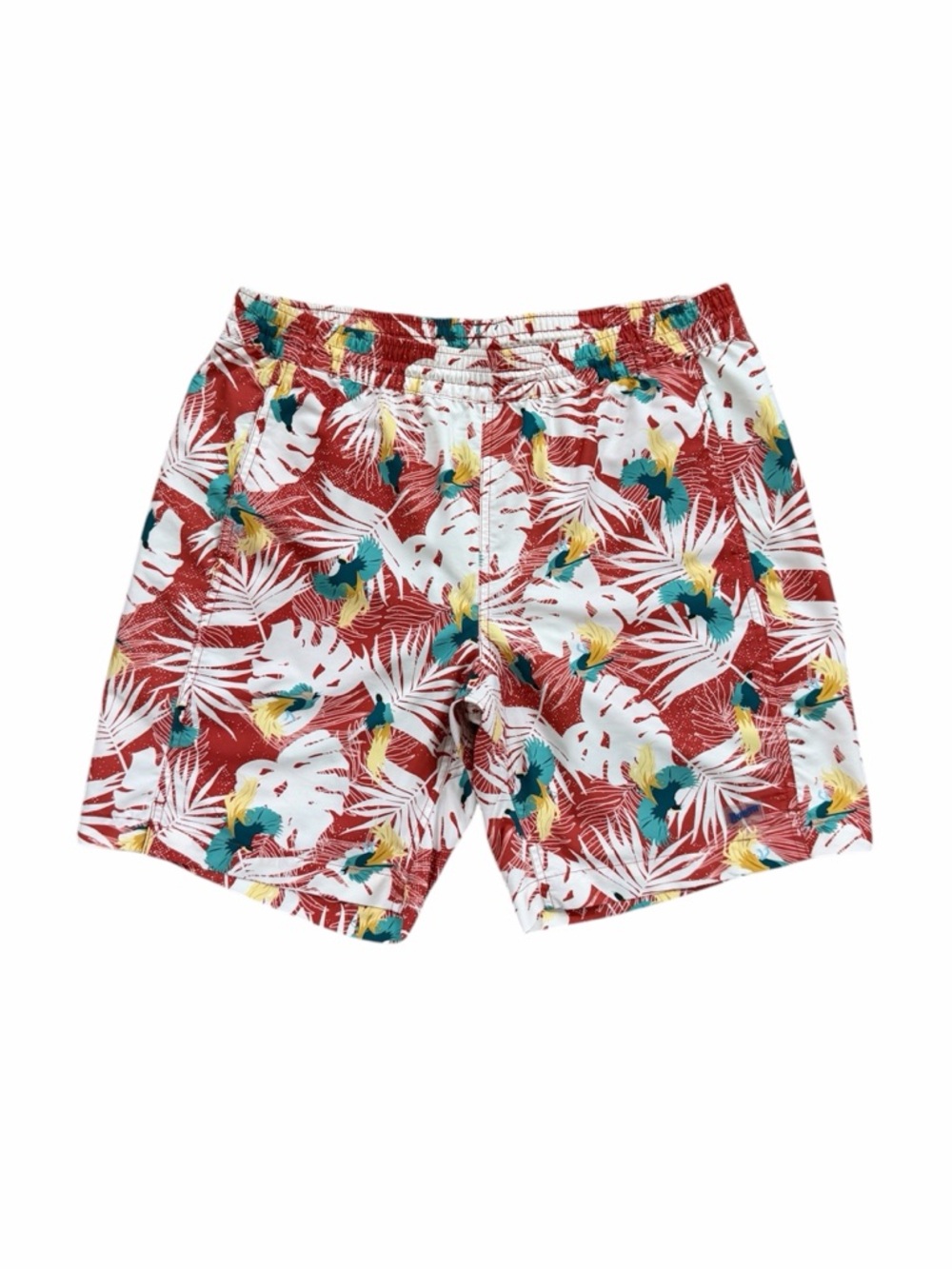 Duluth Trading Co. Men's Tropical Swim Shorts Swim Trunks Size Large NWOT